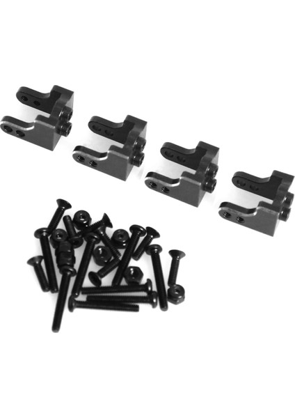 Rc Araba Yükseltme Üst Şok Emici Montaj Kiti Losi Için 1/18 Mini Lmt 4x4 Fırça Canavar Kamyon Rc Araba Yükseltme Parçaları B (Yurt Dışından)