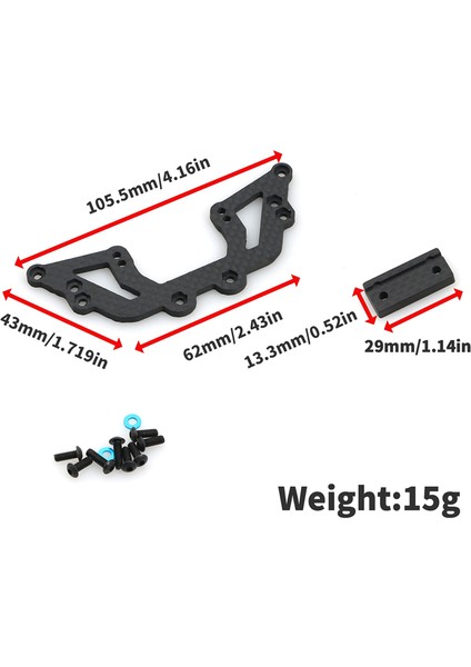 Karbon Fiber Ikinci Zemin Direksiyon Montajı Ön Şanzıman Montajı 1/10 Tamiya XV01 Rc Araç Parçaları (Yurt Dışından) indirimleri