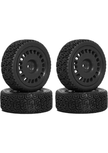 4pcs 68MM Ralli Trenleri XV01 XV02 TT01 TT02 Ptg-2 1/10 Rc Ralli Yarışan Araba Yükseltme Parçaları Siyah (Yurt Dışından)