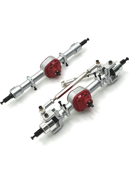 Mnmodel Için Ön ve Arka Aks Assy 1/12 MN82 LC79 MN78 Uzaktan Kumanda Araç Parçaları Metal Yükseltme Gümüş (Yurt Dışından)
