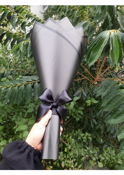 20 Li Solmayan Gül Buketi Siyah Gül Dışı Siyah modelleri