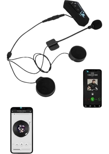 Intercom Bluetooth Kask Kulaklık Motosiklet Kulaklık 5.0 Bluetooth modelleri
