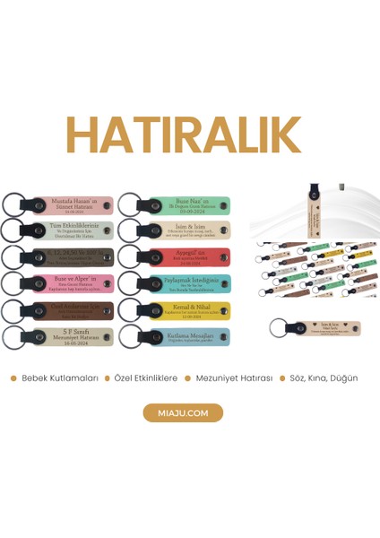 F Yeşili & Turkuaz, Fen Bilimleri Öğretmeninden Sınıfına Hatıra 34’lü Set, Mesajlı Deri Anahtarlık modelleri