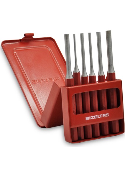 5550001006 Düz Pim Zımba Takımı 6 Parça