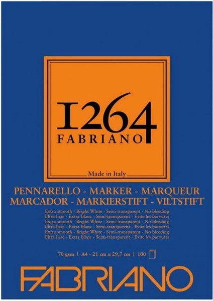 1264 Marker Paper Marker Çizim Defteri Blok 70 Gr. A4 100 Yaprak