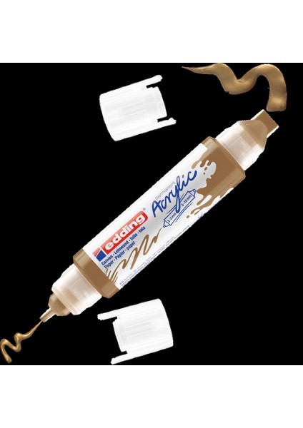 5400 Akrilik Boyama Markörü 3D Double Liner Altın