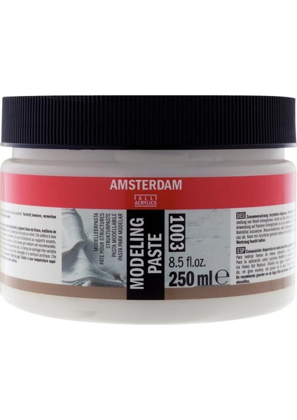 Amsterdam Modeling Paste 003 Model Rölyef Pasta 250 Ml.