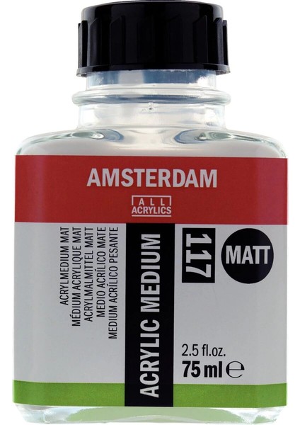 Amsterdam Acrylic Medium Matt 117 Mat Akrilik Boya Medyumu 75 Ml.
