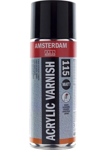 Amsterdam Acrylic Varnish Matt 115 Akrilik Boya Verniği Mat 400 Ml. Sprey