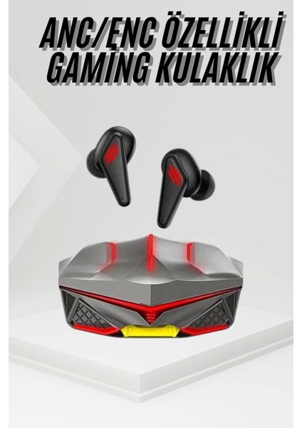 Profesyonel Tws Işıklı Kablosuz Bluetooth Kulaklık Oyuncu Kulaklığı