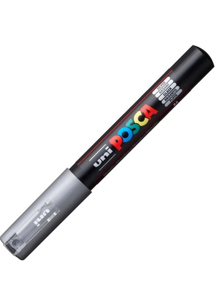 Posca Pc-1m Boyama Markörü 0.7 Mm. Metalik Gümüş