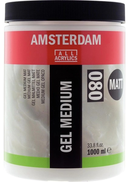 Amsterdam Gel Medium Matt 080 Mat Jel Medyum 1000 Ml.