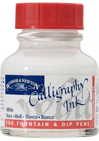 Kaligrafi Mürekkebi 30 Ml. Tıtanıum Whıte
