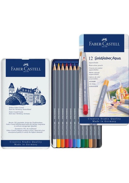 Goldfaber Aquarell Boya Kalemi Seti 12 Renk