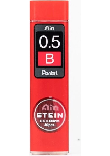 Ain Stein Min (Mekanik Kurşun Kalem Ucu) 0.5 mm B 40'lı Tüp