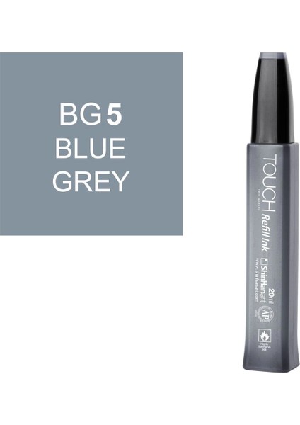 Touch Twin Marker Refill Alcohol Ink Alkol Bazlı Mürekkep 20 Ml. Bg5 Blue Grey 5
