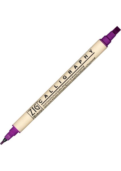 Calligraphy Çift Uçlu Kaligrafi Kalemi 2 Mm. + 5 Mm. 082 Fuchsia