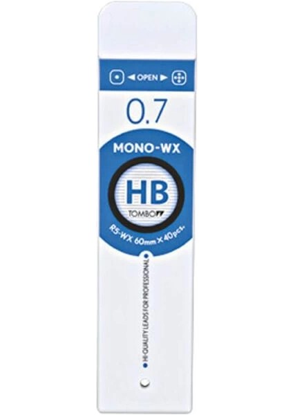 Mono-Wx Profesyonel Kurşun Kalem Ucu 0.7 mm Hb 40'lı Tüp