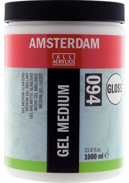 Amsterdam Gel Medium Gloss 094 Parlak Jel Medyum 1000 Ml.