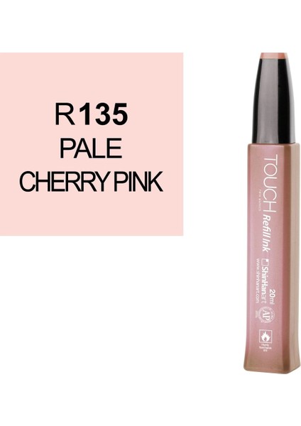Touch Twin Marker Refill Alcohol Ink Alkol Bazlı Mürekkep 20 Ml. R135 Pale Cherry Pınk