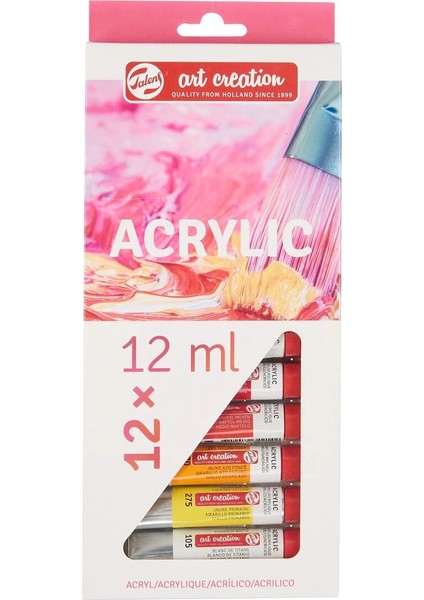 Art Creation Acrylic Akrilik Boya Seti 12 Renk