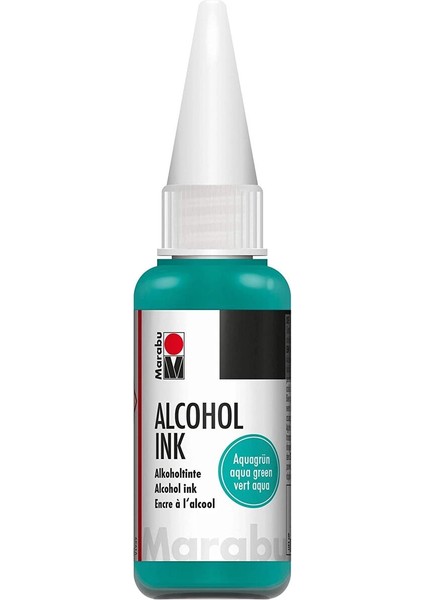 Alcohol Ink Alkol Bazlı Mürekkep 20 Ml. Aqua Green