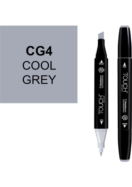 Touch Twin Marker Çizim Kalemi Cg4 Cool Grey