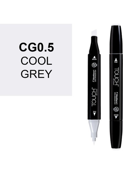 Touch Twin Marker Çizim Kalemi Cg0.5 Cool Grey