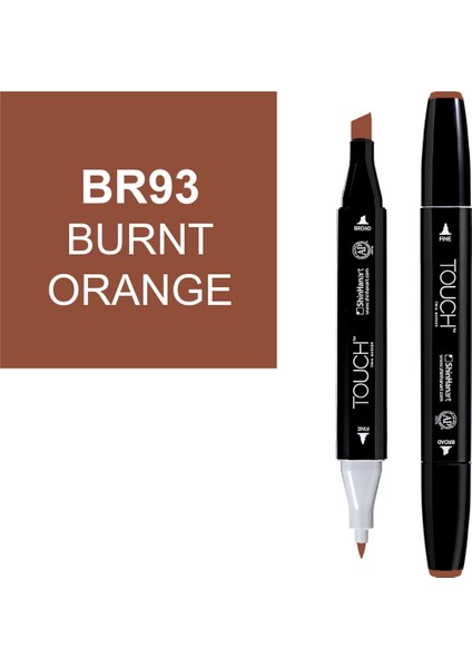 Touch Twin Marker Çizim Kalemi BR93 Burnt Orange