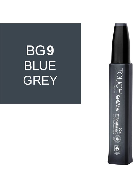 Touch Twin Marker Refill Alcohol Ink Alkol Bazlı Mürekkep 20 Ml. Bg9 Blue Grey 9