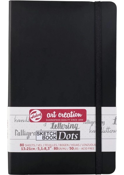 Art Creation Sketchbook Dots Noktalı Eskiz Çizim Defteri Yumuşak Kapak 80 Gr. 13X21 Cm. 80 Yp
