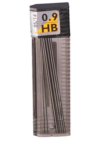 Klasik Kurşun Kalem Ucu 0.9 mm Hb 12'li Tüp