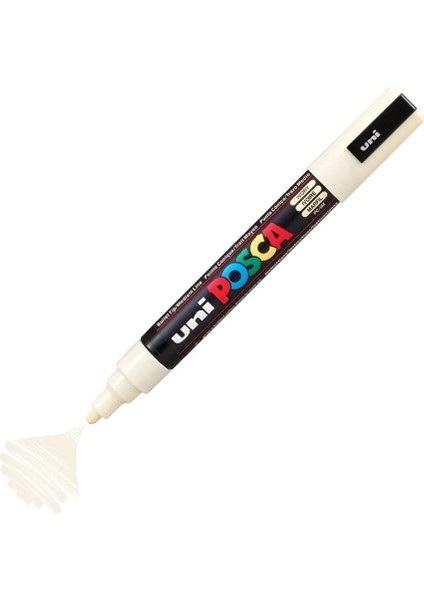 Posca Pc-5m Boyama Markörü 1.8-2.5 Mm. Fildişi