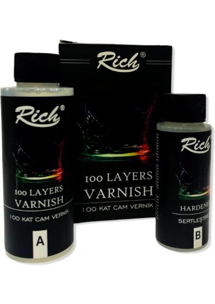 100 Kat Cam Vernik (120+60 Cc.)