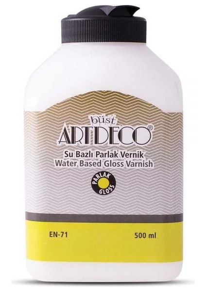 Su Bazlı Parlak Vernik 500 Ml.
