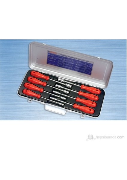 4770008108 Lokma Uçlu Tornavida Takımı 8 Parça