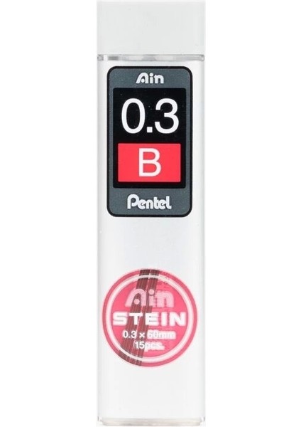 Ain Stein Min (Mekanik Kurşun Kalem Ucu) 0.3 mm B 15'li Tüp