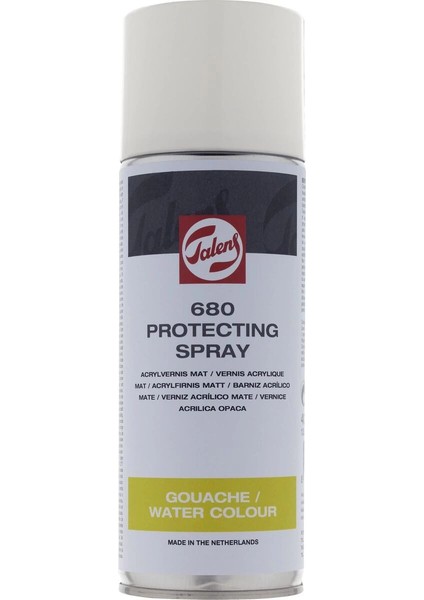 Protecting Spray 680 Suluboya ve Guaj Koruyucu Sprey Vernik 400 Ml.