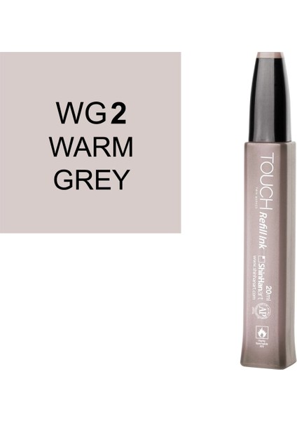 Touch Twin Marker Refill Alcohol Ink Alkol Bazlı Mürekkep 20 Ml. Wg2 Warm Grey 2