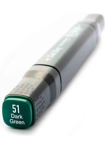 Çift Uçlu Çizim Marker Kalemi 51 Dark Green
