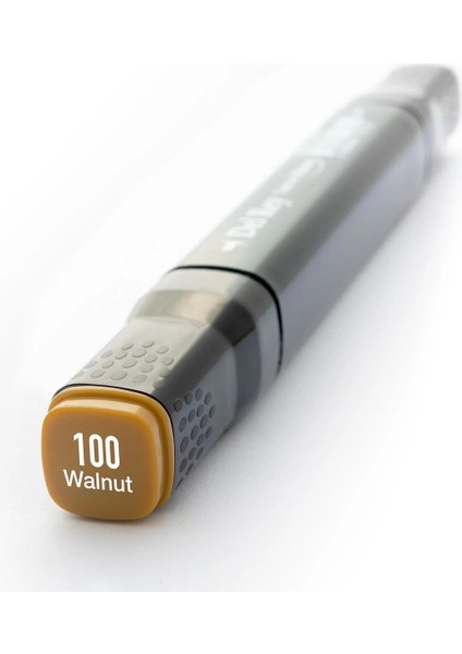 Çift Uçlu Çizim Marker Kalemi 100 Walnut