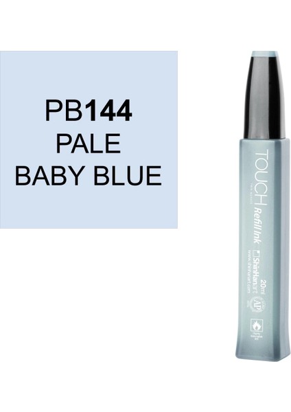Touch Twin Marker Refill Alcohol Ink Alkol Bazlı Mürekkep 20 Ml. PB144 Pale Baby Blue