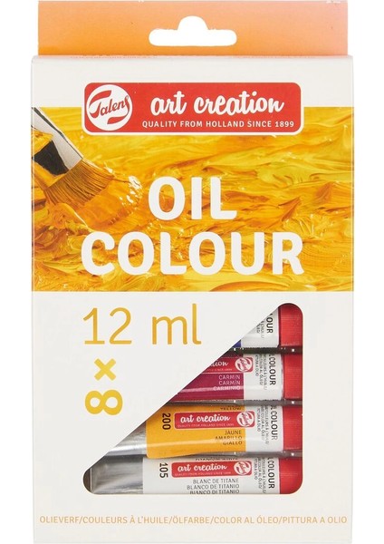 Art Creation Oil Colour Yağlı Boya Seti 8 Renk