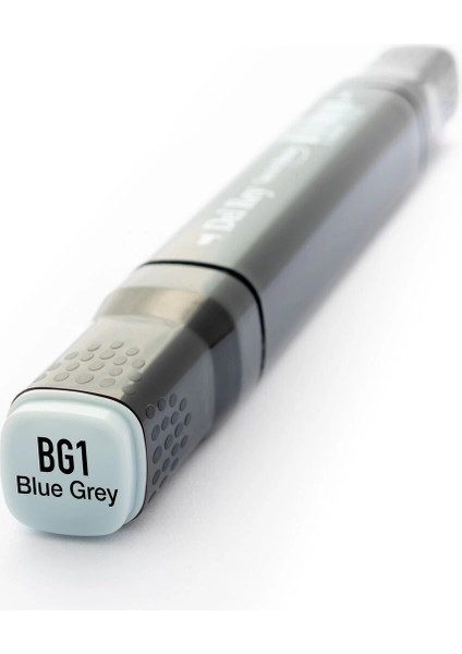 Çift Uçlu Çizim Marker Kalemi Bg1 Blue Gray 1