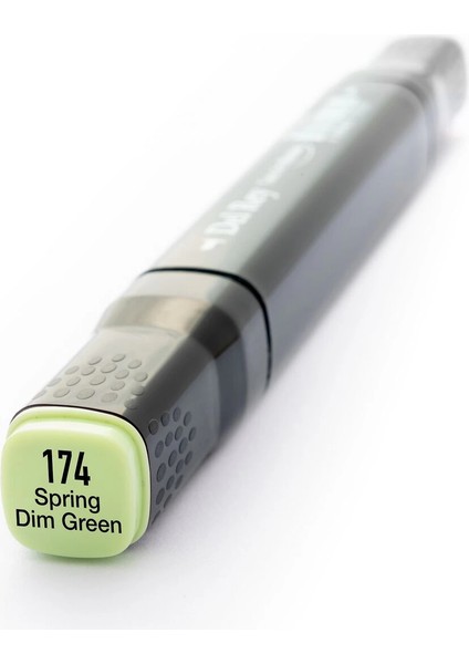 Çift Uçlu Çizim Marker Kalemi 174 Spring Dim Green