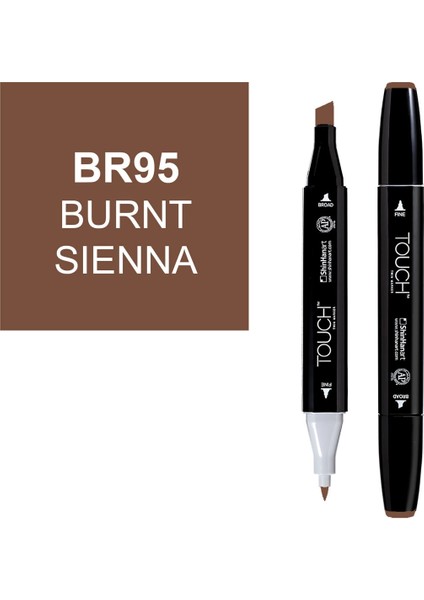 Touch Twin Marker Çizim Kalemi BR95 Burnt Sienna