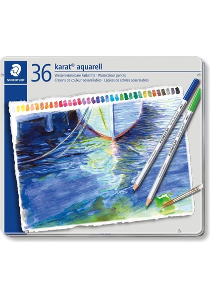 Karat Aquarell Sulu Boya Kalemi Seti 36 Renk