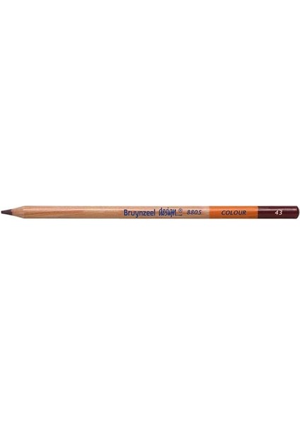 Bruynzeel Design Colour Pencils Kuru Boya Kalemi 43 Dark Brown