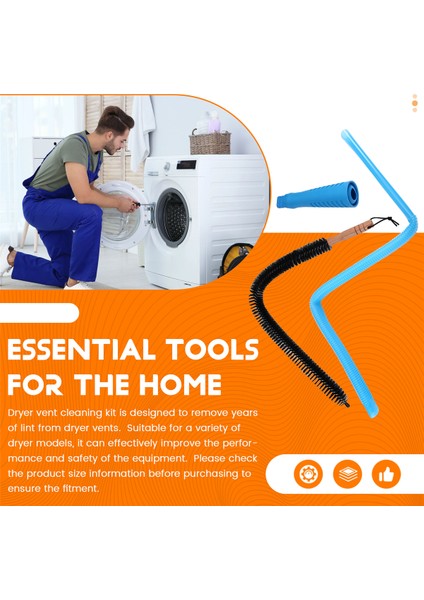 Çamaşır Makinesi Temizleme Fırçası Kurutma Makinesi Havalandırma Temizleme Fırçası Seti Hortum Bobini Fırçası Vakum Hortumu Ataşmanı (Yurt Dışından) fırsatları