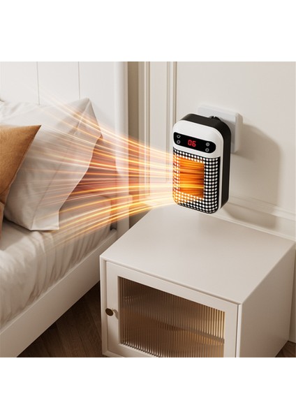 Kapalı Alanlar Için Taşınabilir Isıtıcılar Kablosuz Isıtıcı 500 Watt Kış Için Uzaktan Kumandalı Isıtıcı + LED Ekran Ab Fişi Beyaz (Yurt Dışından) indirimleri